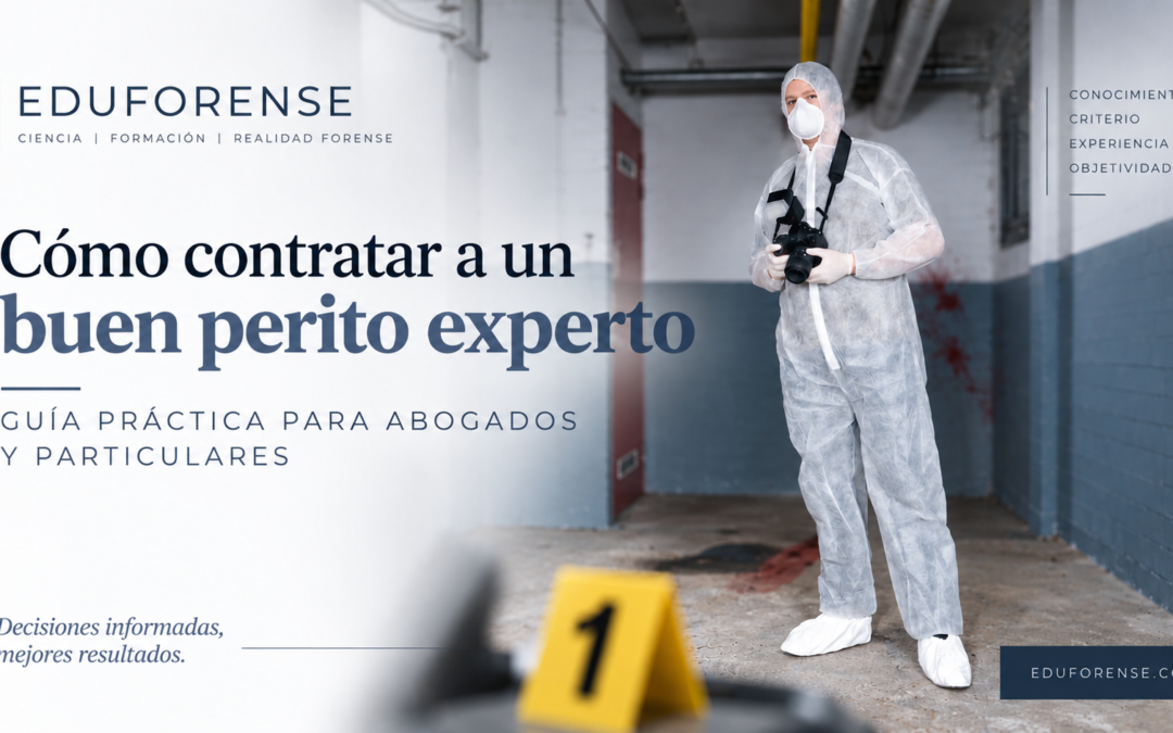Cómo contratar a un buen perito experto: guía práctica para abogados y particulares.