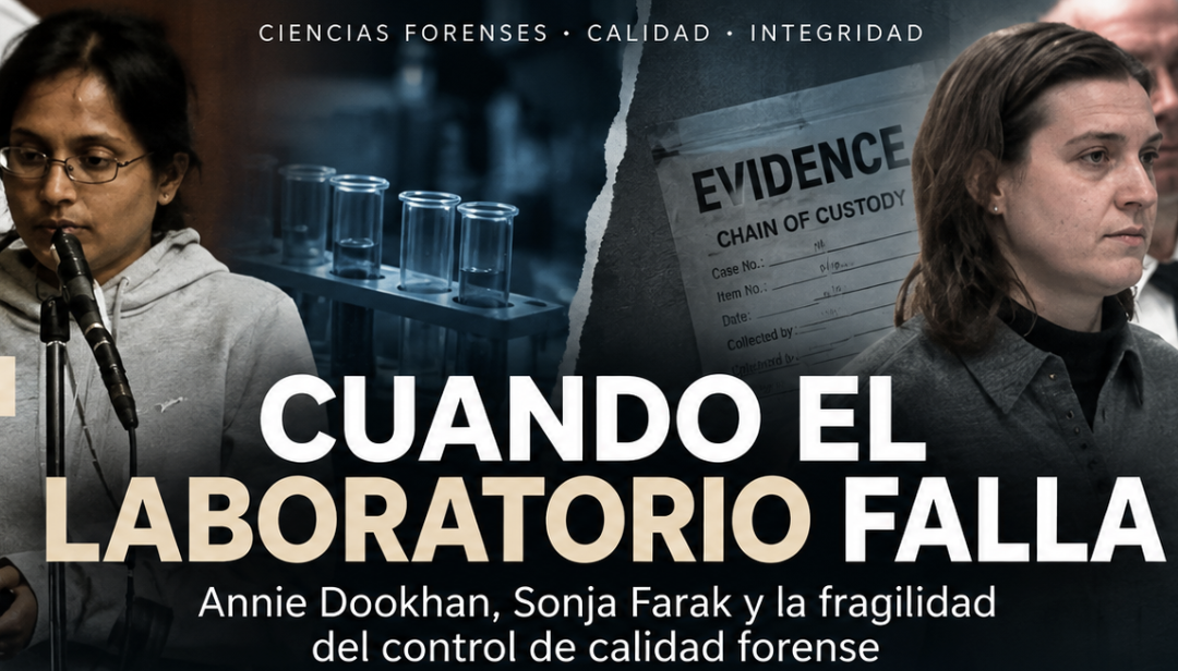 Annie Dookhan y Sonja Farak, casos de fallas en laboratorios forenses y control de calidad forense en Massachusetts.