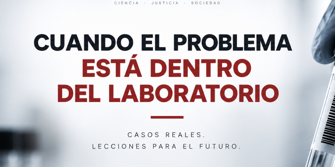 Mala conducta en ciencias forenses: casos reales de manipulación de evidencia, fallas de laboratorio y consecuencias judiciales.