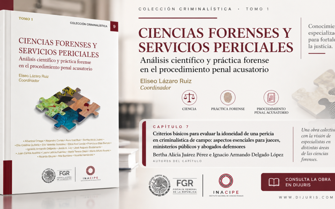 CIENCIAS FORENSES Y SERVICIOS PERICIALES / TOMO 1 – 1.ª ED. 2024