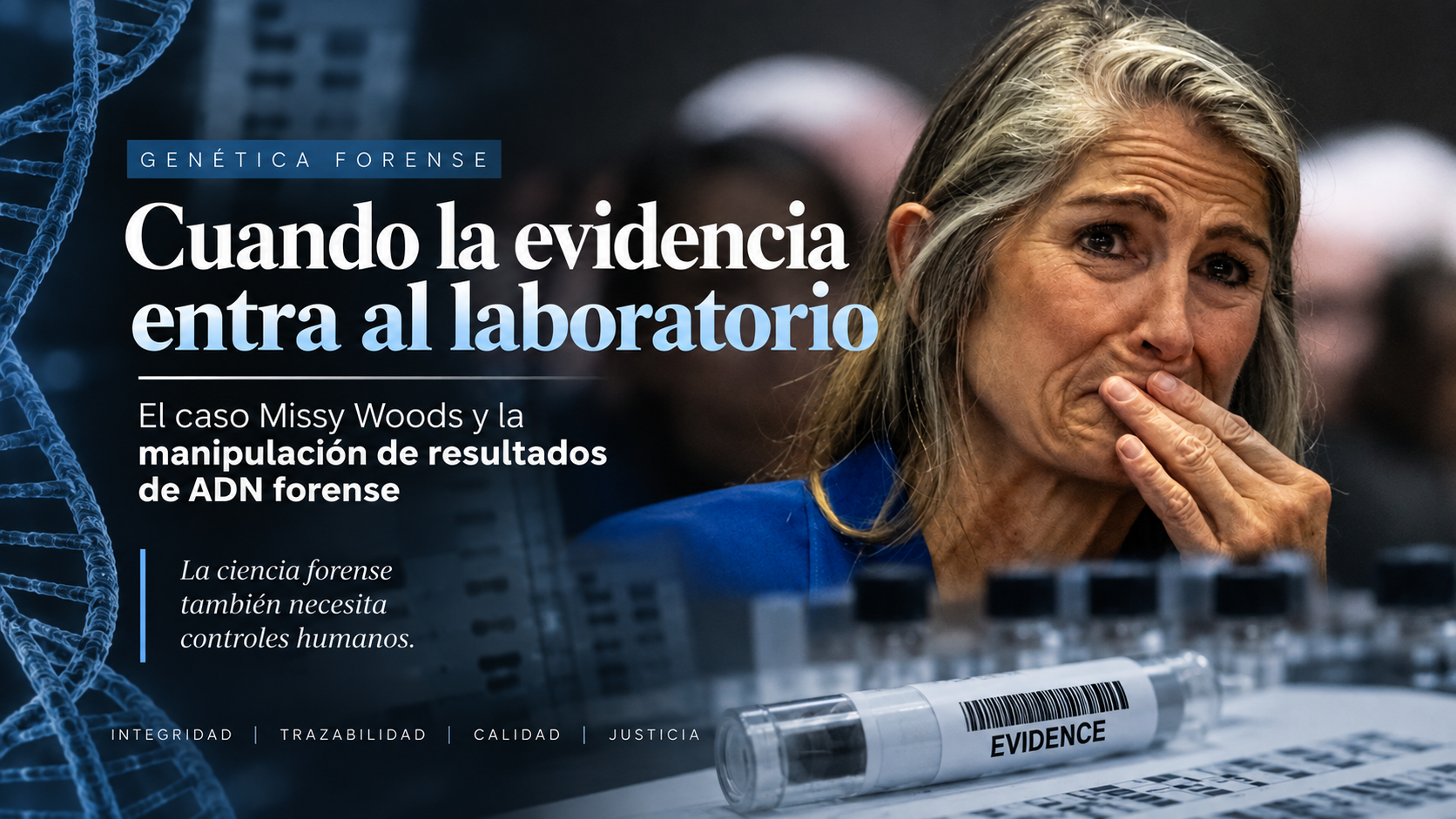 Caso Missy Woods y resultados de ADN forense